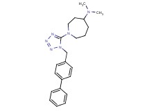 1-[1-(4-biphenylylmethyl)-1H-tetrazol-5-yl]-N,N-dimethyl-4-azepanamine