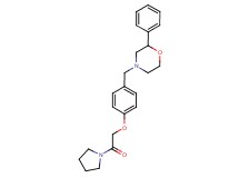4-[4-(2-oxo-2-pyrrolidin-1-ylethoxy)benzyl]-2-phenylmorpholine