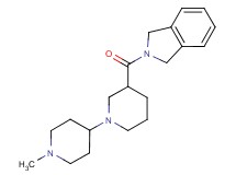 3-(1,3-dihydro-2H-isoindol-2-ylcarbonyl)-1'-methyl-1,4'-bipiperidine