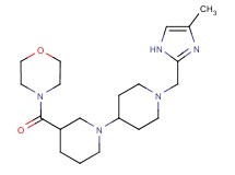 1'-[(4-methyl-1H-imidazol-2-yl)methyl]-3-(morpholin-4-ylcarbonyl)-1,4'-bipiperidine