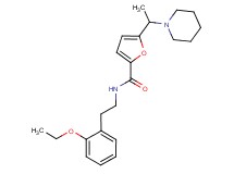 N-[2-(2-ethoxyphenyl)ethyl]-5-(1-piperidin-1-ylethyl)-2-furamide