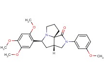 (3aS*,5S*,9aS*)-2-(3-methoxyphenyl)-5-(2,4,5-trimethoxyphenyl)hexahydro-7H-pyrrolo[3,4-g]pyrrolizin-1(2H)-one