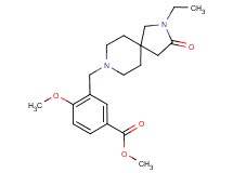 methyl 3-[(2-ethyl-3-oxo-2,8-diazaspiro[4.5]dec-8-yl)methyl]-4-methoxybenzoate