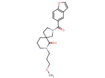 2-(1-benzofuran-5-ylcarbonyl)-7-(3-methoxypropyl)-2,7-diazaspiro[4.5]decan-6-one