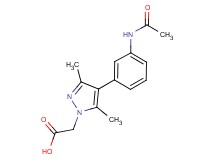 {4-[3-(acetylamino)phenyl]-3,5-dimethyl-1H-pyrazol-1-yl}acetic acid