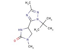 4-(1-tert-butyl-3-methyl-1H-1,2,4-triazol-5-yl)-1-methylimidazolidin-2-one