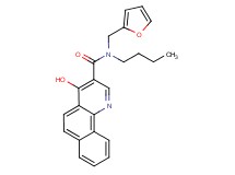 N-butyl-N-(2-furylmethyl)-4-hydroxybenzo[h]quinoline-3-carboxamide