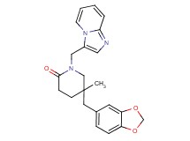5-(1,3-benzodioxol-5-ylmethyl)-1-(imidazo[1,2-a]pyridin-3-ylmethyl)-5-methylpiperidin-2-one