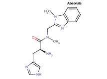 N-methyl-N-[(1-methyl-1H-benzimidazol-2-yl)methyl]-L-histidinamide dihydrochloride