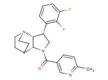 (3R*,3aR*,7aR*)-3-(2,3-difluorophenyl)-1-[(6-methylpyridin-3-yl)carbonyl]octahydro-4,7-ethanopyrrolo[3,2-b]pyridine