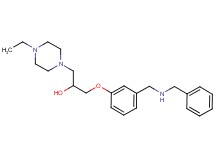 1-{3-[(benzylamino)methyl]phenoxy}-3-(4-ethyl-1-piperazinyl)-2-propanol