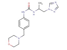 N-[1-methyl-2-(1H-1,2,4-triazol-1-yl)ethyl]-N'-[4-(morpholin-4-ylmethyl)phenyl]urea