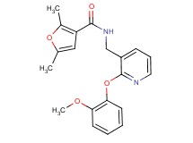 N-{[2-(2-methoxyphenoxy)-3-pyridinyl]methyl}-2,5-dimethyl-3-furamide