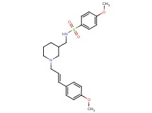 4-methoxy-N-({1-[(2E)-3-(4-methoxyphenyl)-2-propen-1-yl]-3-piperidinyl}methyl)benzenesulfonamide