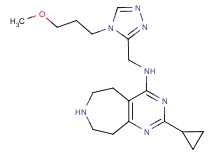 2-cyclopropyl-N-{[4-(3-methoxypropyl)-4H-1,2,4-triazol-3-yl]methyl}-6,7,8,9-tetrahydro-5H-pyrimido[4,5-d]azepin-4-amine