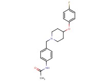 N-(4-{[4-(4-fluorophenoxy)piperidin-1-yl]methyl}phenyl)acetamide