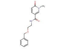 N-[2-(benzyloxy)ethyl]-1-methyl-6-oxo-1,6-dihydropyridine-3-carboxamide
