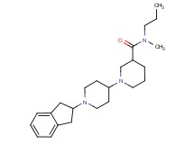 1'-(2,3-dihydro-1H-inden-2-yl)-N-methyl-N-propyl-1,4'-bipiperidine-3-carboxamide