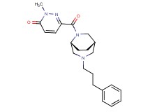 2-methyl-6-{[(1S*,5R*)-3-(3-phenylpropyl)-3,6-diazabicyclo[3.2.2]non-6-yl]carbonyl}pyridazin-3(2H)-one