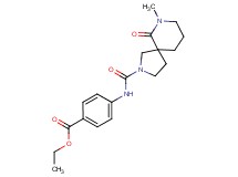 ethyl 4-{[(7-methyl-6-oxo-2,7-diazaspiro[4.5]dec-2-yl)carbonyl]amino}benzoate