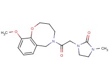 1-[2-(10-methoxy-3,4-dihydro-2H-1,5-benzoxazocin-5(6H)-yl)-2-oxoethyl]-3-methylimidazolidin-2-one
