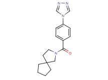 2-[4-(4H-1,2,4-triazol-4-yl)benzoyl]-2-azaspiro[4.4]nonane