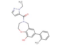 4-[(1-ethyl-1H-pyrazol-5-yl)carbonyl]-7-(2-methylphenyl)-2,3,4,5-tetrahydro-1,4-benzoxazepin-9-ol