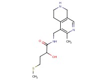 2-hydroxy-N-[(3-methyl-5,6,7,8-tetrahydro-2,7-naphthyridin-4-yl)methyl]-4-(methylthio)butanamide