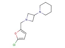 1-{1-[(5-chloro-2-furyl)methyl]azetidin-3-yl}piperidine