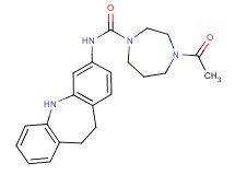 4-acetyl-N-(10,11-dihydro-5H-dibenzo[b,f]azepin-3-yl)-1,4-diazepane-1-carboxamide