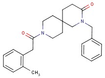 2-benzyl-9-[(2-methylphenyl)acetyl]-2,9-diazaspiro[5.5]undecan-3-one