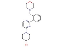 1-{2-[2-(morpholin-4-ylmethyl)phenyl]pyrimidin-4-yl}piperidin-4-ol