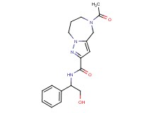 5-acetyl-N-(2-hydroxy-1-phenylethyl)-5,6,7,8-tetrahydro-4H-pyrazolo[1,5-a][1,4]diazepine-2-carboxamide