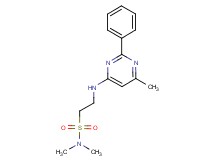 N,N-dimethyl-2-[(6-methyl-2-phenylpyrimidin-4-yl)amino]ethanesulfonamide