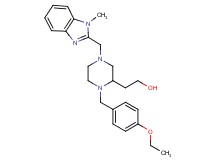 2-{1-(4-ethoxybenzyl)-4-[(1-methyl-1H-benzimidazol-2-yl)methyl]-2-piperazinyl}ethanol