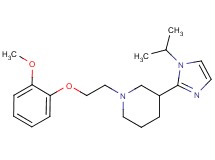 3-(1-isopropyl-1H-imidazol-2-yl)-1-[2-(2-methoxyphenoxy)ethyl]piperidine
