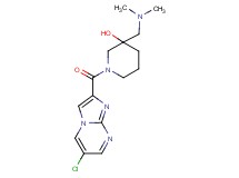 1-[(6-chloroimidazo[1,2-a]pyrimidin-2-yl)carbonyl]-3-[(dimethylamino)methyl]-3-piperidinol