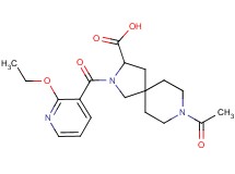 8-acetyl-2-[(2-ethoxy-3-pyridinyl)carbonyl]-2,8-diazaspiro[4.5]decane-3-carboxylic acid