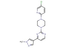 2-[4-(5-chloropyridin-2-yl)piperazin-1-yl]-4-(1-methyl-1H-pyrazol-4-yl)pyrimidine