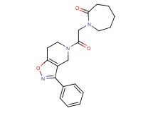 1-[2-oxo-2-(3-phenyl-6,7-dihydroisoxazolo[4,5-c]pyridin-5(4H)-yl)ethyl]azepan-2-one