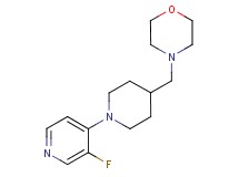 4-{[1-(3-fluoro-4-pyridinyl)-4-piperidinyl]methyl}morpholine