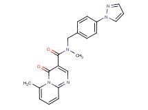 N,6-dimethyl-4-oxo-N-[4-(1H-pyrazol-1-yl)benzyl]-4H-pyrido[1,2-a]pyrimidine-3-carboxamide