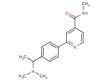 2-{4-[1-(dimethylamino)ethyl]phenyl}-N-methylisonicotinamide