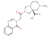 (3aS*,7aR*)-5-methyl-2-[(4-oxoquinazolin-3(4H)-yl)acetyl]octahydro-3aH-pyrrolo[3,4-c]pyridine-3a-carboxylic acid