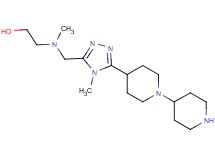 2-[{[5-(1,4'-bipiperidin-4-yl)-4-methyl-4H-1,2,4-triazol-3-yl]methyl}(methyl)amino]ethanol