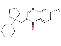 7-methyl-3-[(1-piperidin-1-ylcyclopentyl)methyl]quinazolin-4(3H)-one