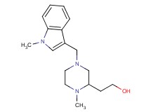 2-{1-methyl-4-[(1-methyl-1H-indol-3-yl)methyl]-2-piperazinyl}ethanol