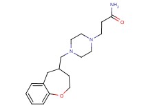 3-[4-(2,3,4,5-tetrahydro-1-benzoxepin-4-ylmethyl)piperazin-1-yl]propanamide