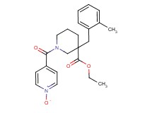 ethyl 3-(2-methylbenzyl)-1-(1-oxidoisonicotinoyl)-3-piperidinecarboxylate