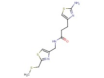 3-(2-amino-1,3-thiazol-4-yl)-N-({2-[(methylthio)methyl]-1,3-thiazol-4-yl}methyl)propanamide